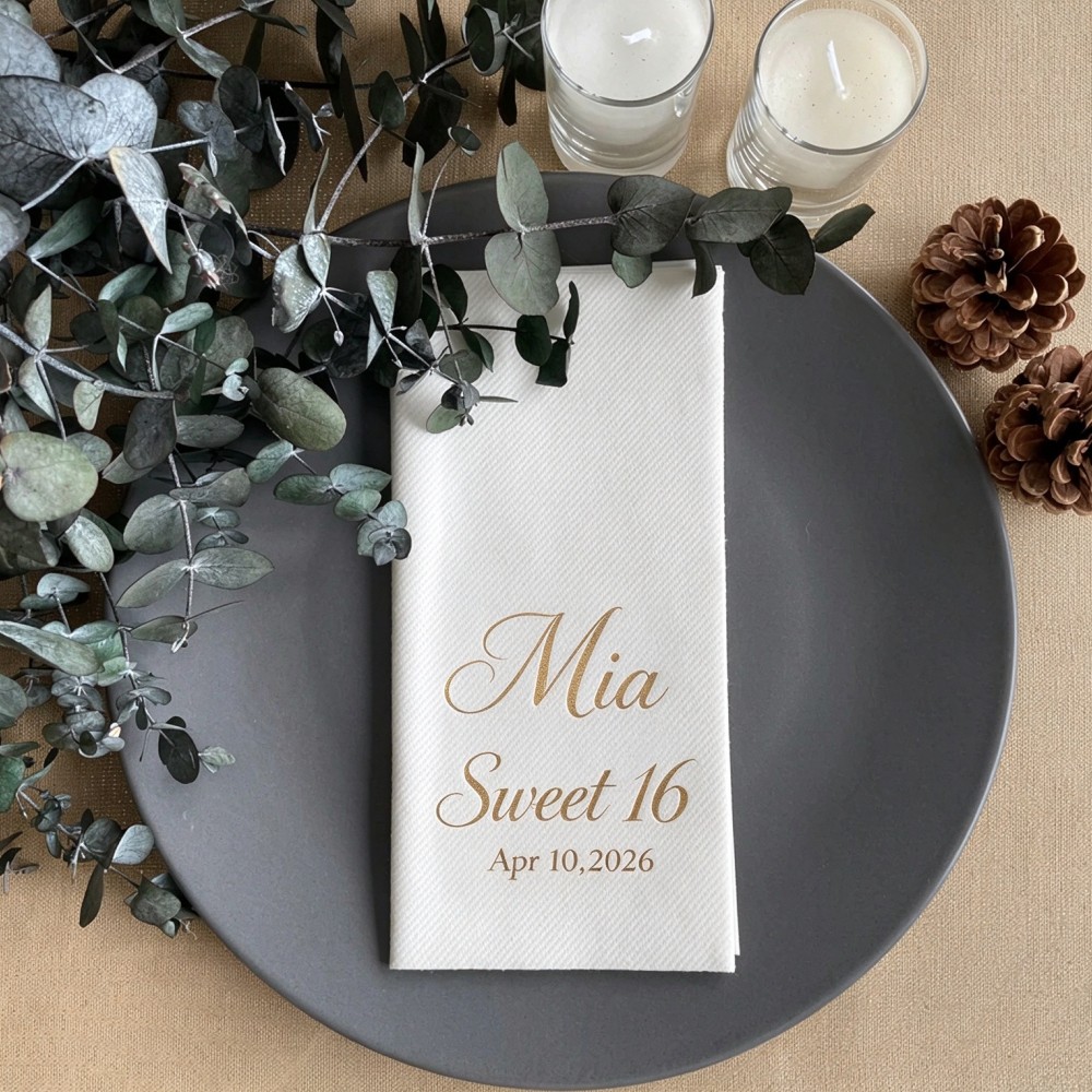 Table Number Gold - 100Pcs Custom Name Date Sweet 16