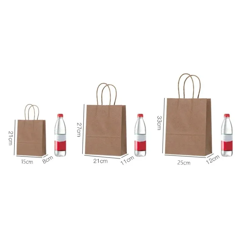 100pcs/lot Kraft Paper Bag wit - đánh giá và giá Wedding/Event Supply Store